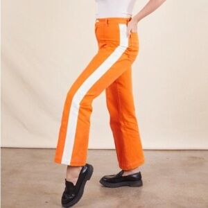 Big Bud Press Orange and White Pants